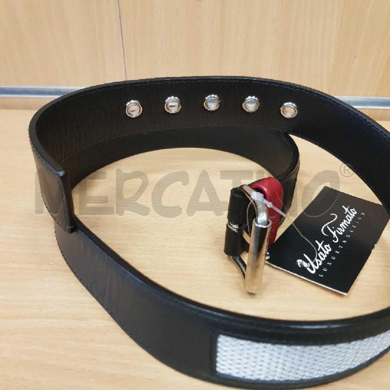 CINTURA DONNA PRADA  NERA E ARGENTO  | Mercatino dell'Usato L'aquila - loc. vetoio 5
