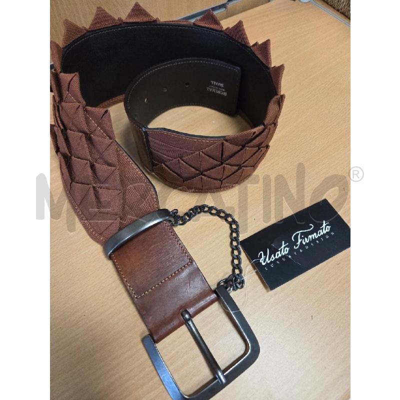 CINTURA DONNA SPORTMAX RUGGINE  C TRIANGOLINI  | Mercatino dell'Usato L'aquila - loc. vetoio 1
