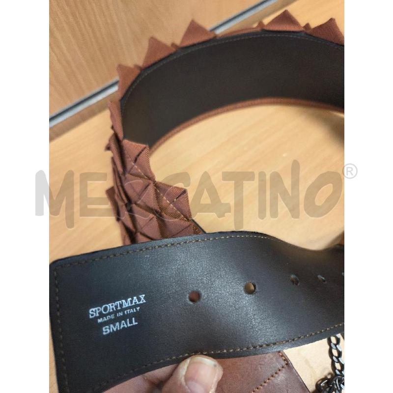 CINTURA DONNA SPORTMAX RUGGINE  C TRIANGOLINI  | Mercatino dell'Usato L'aquila - loc. vetoio 2
