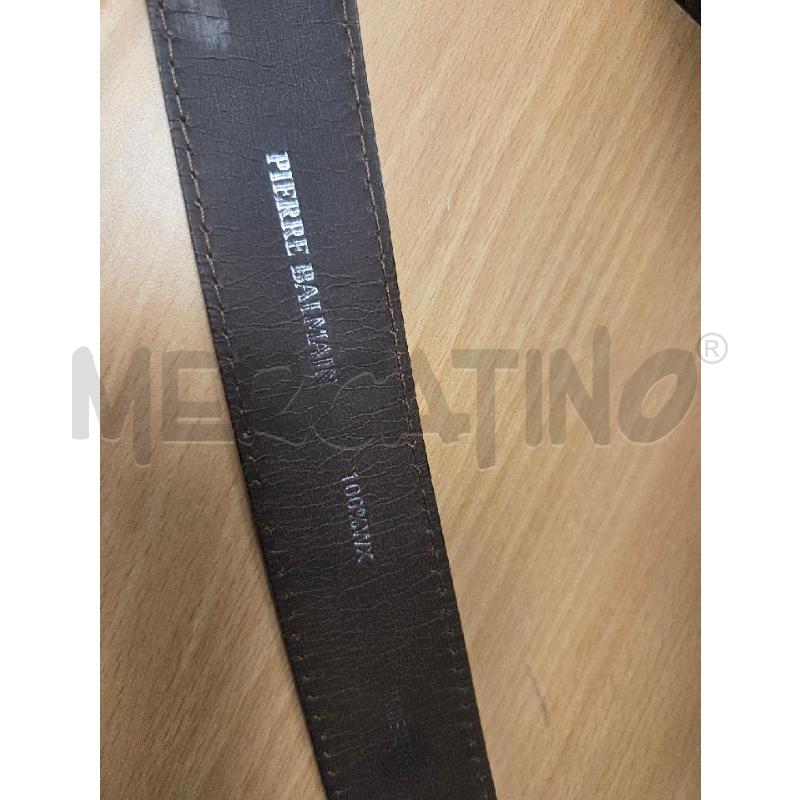 CINTURA UOMO BALMAIN MARORNE  110  | Mercatino dell'Usato L'aquila - loc. vetoio 2