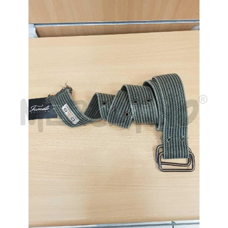 CINTURA UOMO DEG TELA VERDE   MILITARE  | Mercatino dell'Usato L'aquila - loc. vetoio 1