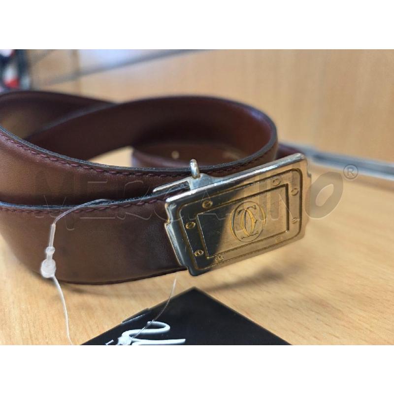 CINTURA UOMO PELLE CARTIER CON FIBBIA | Mercatino dell'Usato L'aquila - loc. vetoio 1