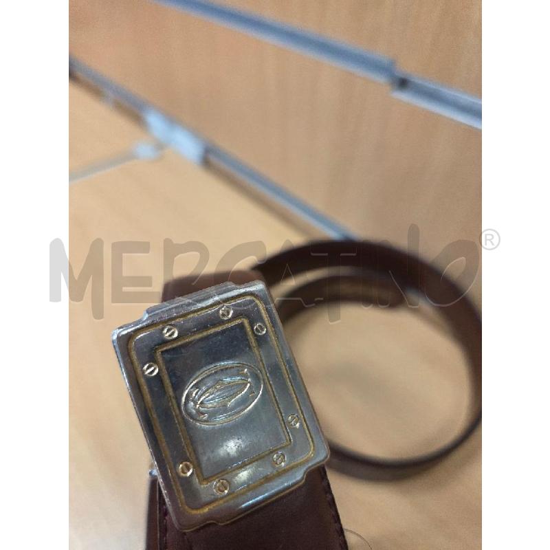CINTURA UOMO PELLE CARTIER CON FIBBIA | Mercatino dell'Usato L'aquila - loc. vetoio 2