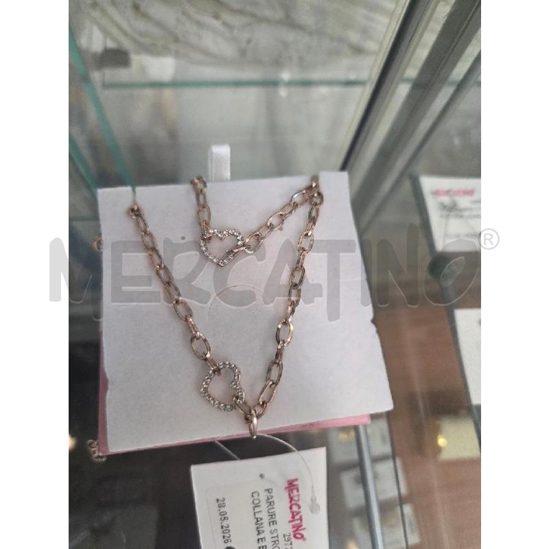 COLLANA FOSSIL   METALLO ROSE' CIONDOLO TONDO   | Mercatino dell'Usato L'aquila - loc. vetoio 1