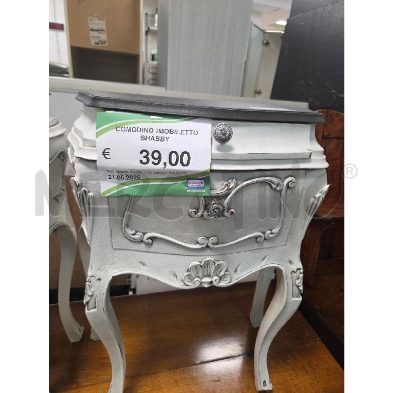 COMODINO /MOBILETTO SHABBY | Mercatino dell'Usato L'aquila - loc. vetoio 1