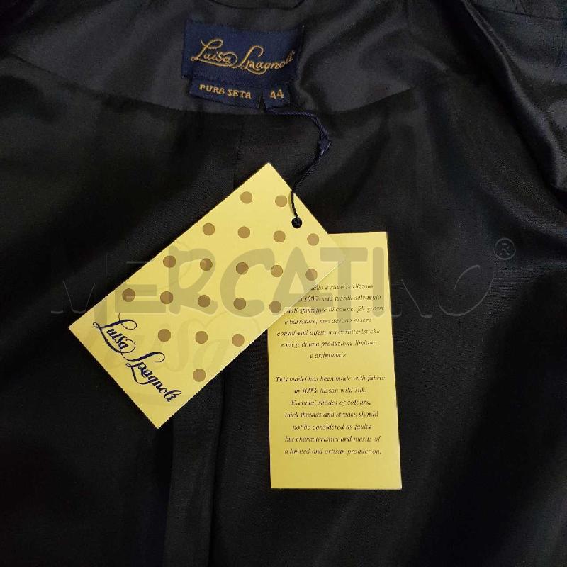 COMPLETO DONNA L.SPAGNOLI  IN SETAB   NERO  GIACCA E PANT   | Mercatino dell'Usato L'aquila - loc. vetoio 3
