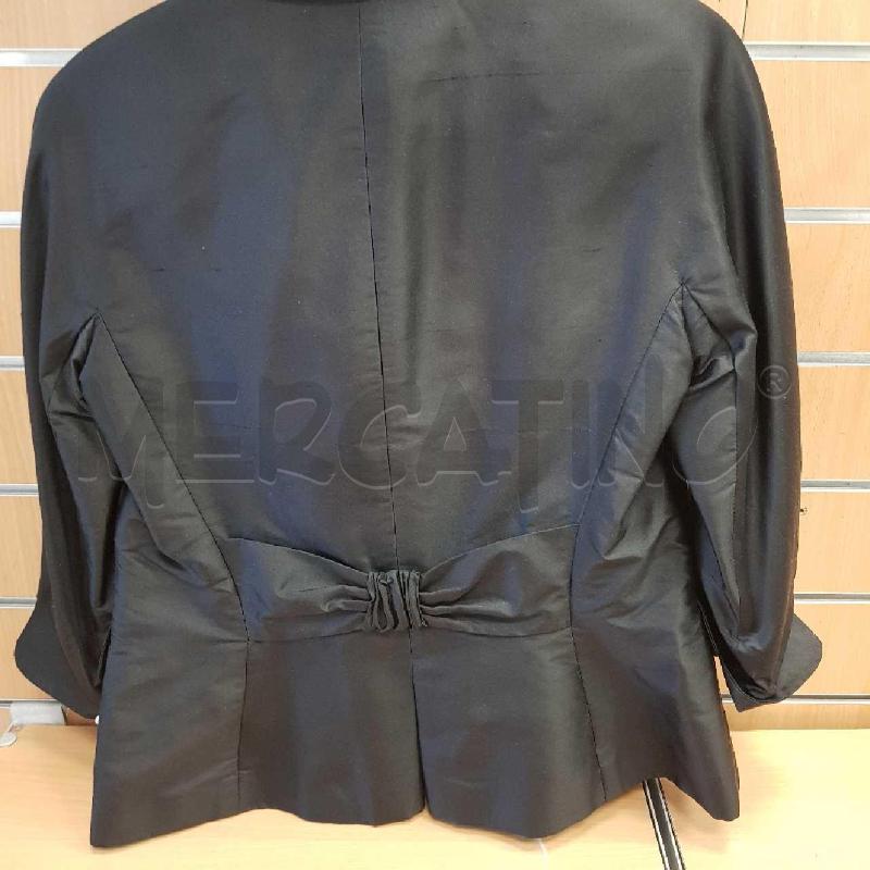 COMPLETO DONNA L.SPAGNOLI  IN SETAB   NERO  GIACCA E PANT   | Mercatino dell'Usato L'aquila - loc. vetoio 4