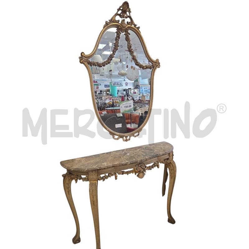 CONSOLLE VINTAGE+SPECCHIERA | Mercatino dell'Usato L'aquila - loc. vetoio 1