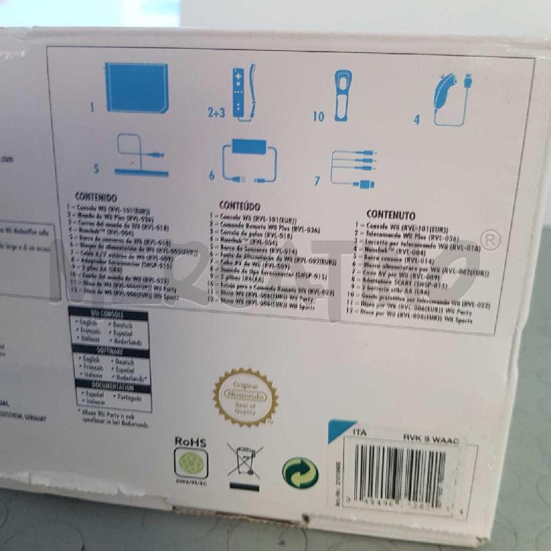 CONSOLLE WII CON ACCESSORI+2 GIOCHI | Mercatino dell'Usato L'aquila - loc. vetoio 3