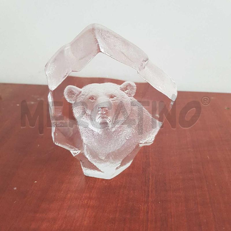 CRISTALLO SVEDESE ORSO | Mercatino dell'Usato L'aquila - loc. vetoio 2
