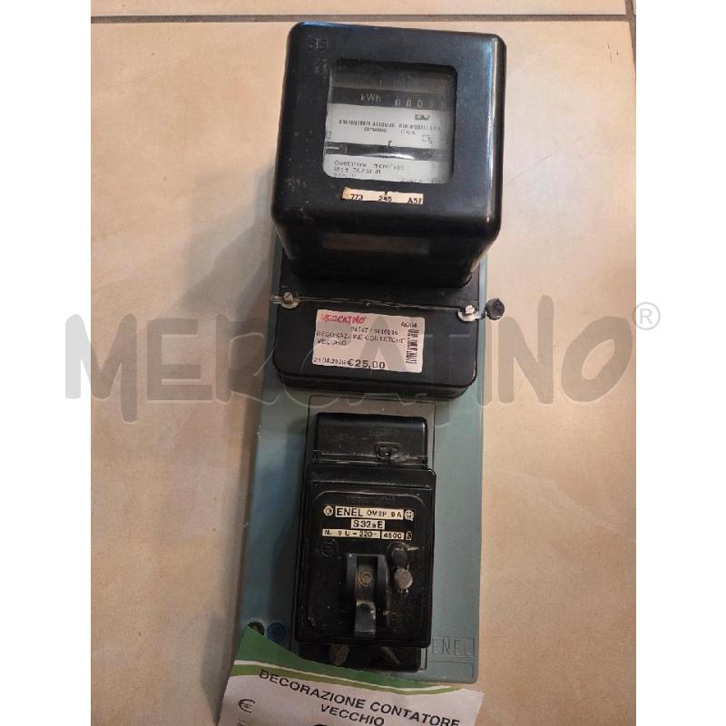 DECORAZIONE CONTATORE VECCHIO | Mercatino dell'Usato L'aquila - loc. vetoio 1