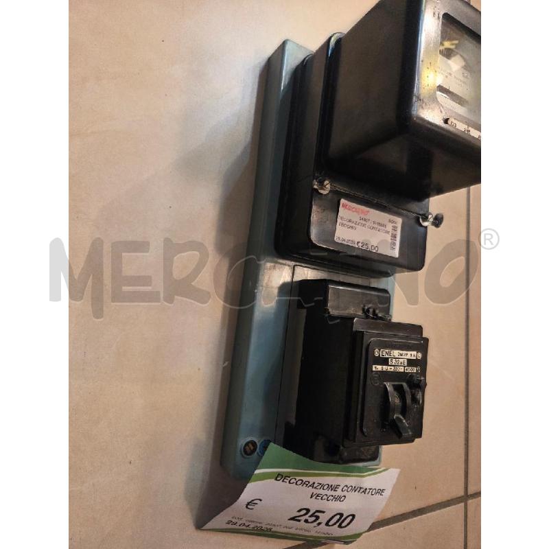 DECORAZIONE CONTATORE VECCHIO | Mercatino dell'Usato L'aquila - loc. vetoio 2