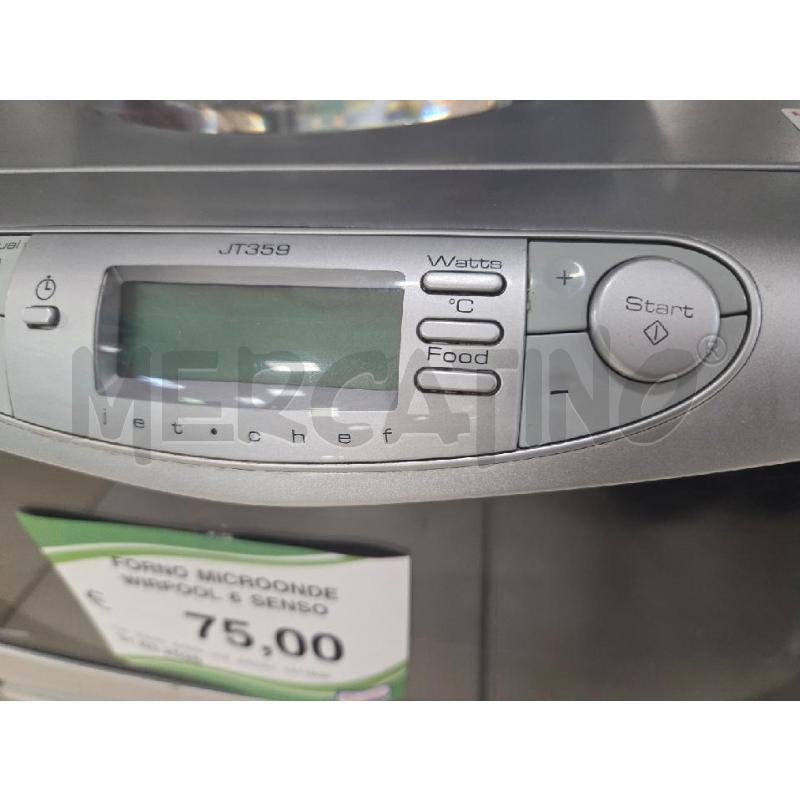 FORNO MICROONDE WIRPOOL 6 SENSO | Mercatino dell'Usato L'aquila - loc. vetoio 2