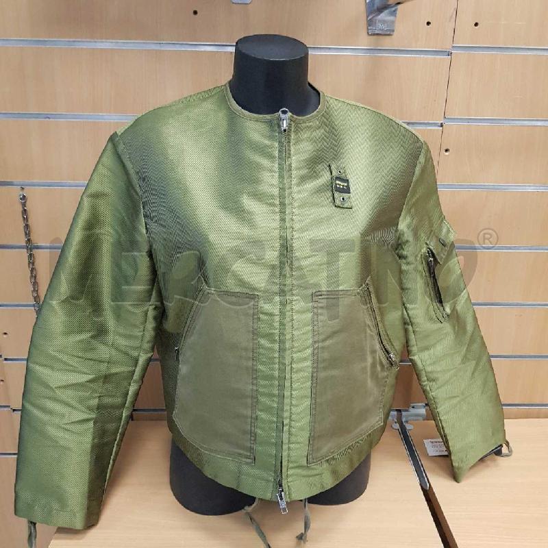 GIACCA DONNA BLAUER VERDE  RASO ZIPPETTE   | Mercatino dell'Usato L'aquila - loc. vetoio 1