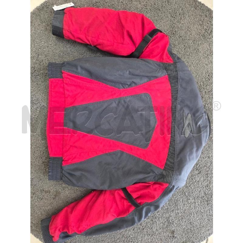 GIACCA UOMO MOTO SPYKE ROSSO E GRIGIO  | Mercatino dell'Usato L'aquila - loc. vetoio 3