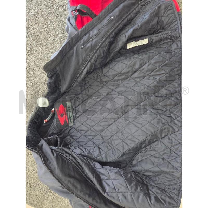 GIACCA UOMO MOTO SPYKE ROSSO E GRIGIO  | Mercatino dell'Usato L'aquila - loc. vetoio 4