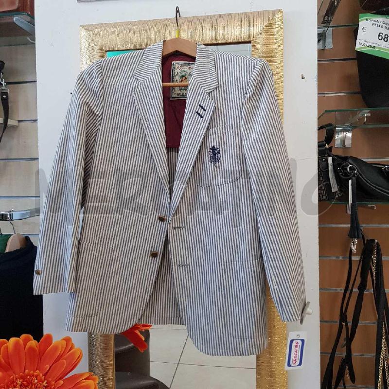GIACCA UOMO REPORTER RIGHINE BLU COTONE  | Mercatino dell'Usato L'aquila - loc. vetoio 1