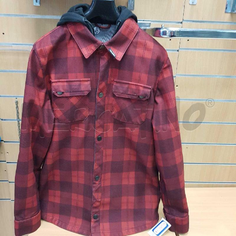 GIACCA UOMO VOLCOM SCACCHI ROSSA   | Mercatino dell'Usato L'aquila - loc. vetoio 1