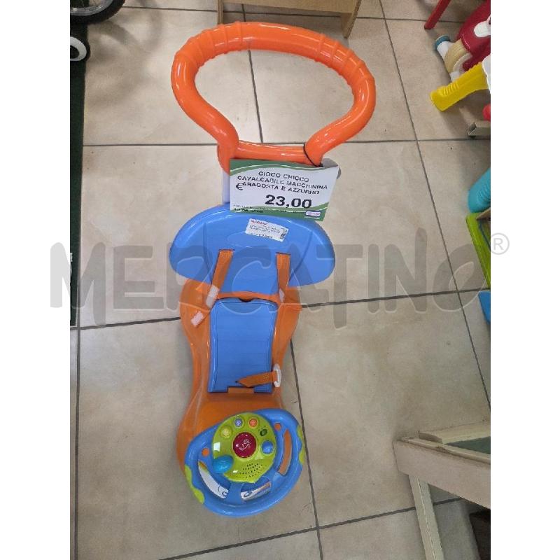 GIOCO CHICCO CAVALCABILE MACCHININA ARAGOSTA E AZZURRO | Mercatino dell'Usato L'aquila - loc. vetoio 2