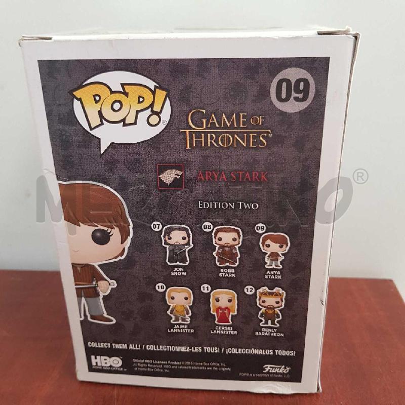 GIOCO FUNKO POP ARYA STARK | Mercatino dell'Usato L'aquila - loc. vetoio 2