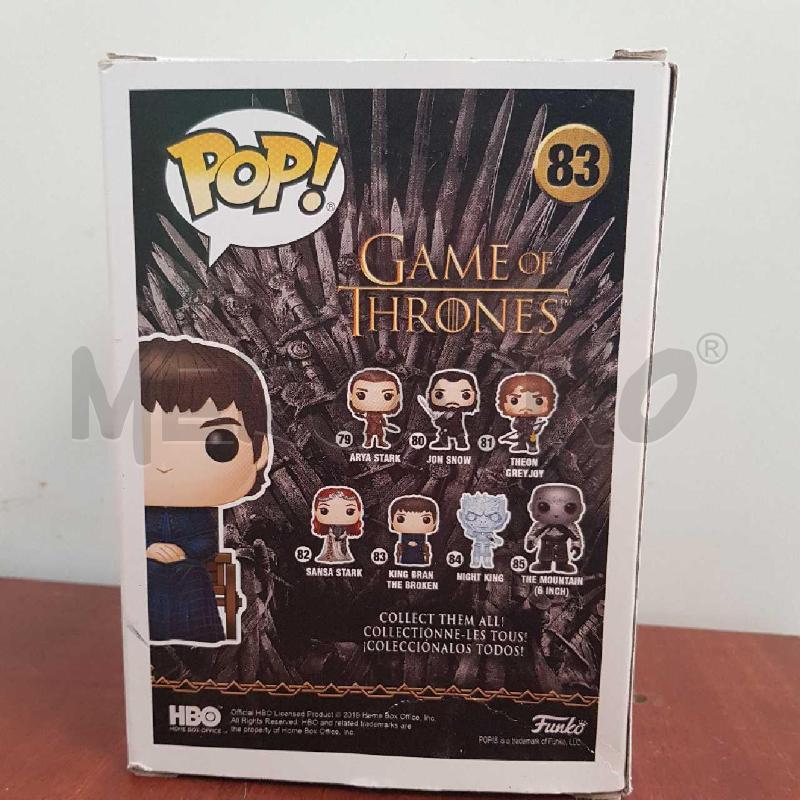 GIOCO FUNKO POP KING BRAN THE BROKER | Mercatino dell'Usato L'aquila - loc. vetoio 2