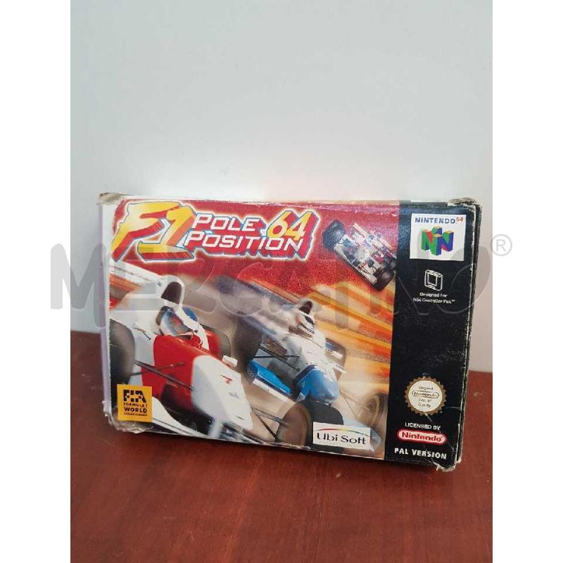 GIOCO NINTENDO 64 F1 POLE POSITION | Mercatino dell'Usato L'aquila - loc. vetoio 1