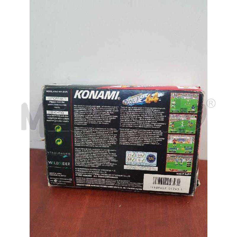 GIOCO NINTENDO 64 SUPERSTAR SOCCER | Mercatino dell'Usato L'aquila - loc. vetoio 2
