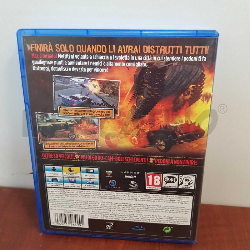 GIOCO PS4 CARMAGEDDON | Mercatino dell'Usato L'aquila - loc. vetoio 2