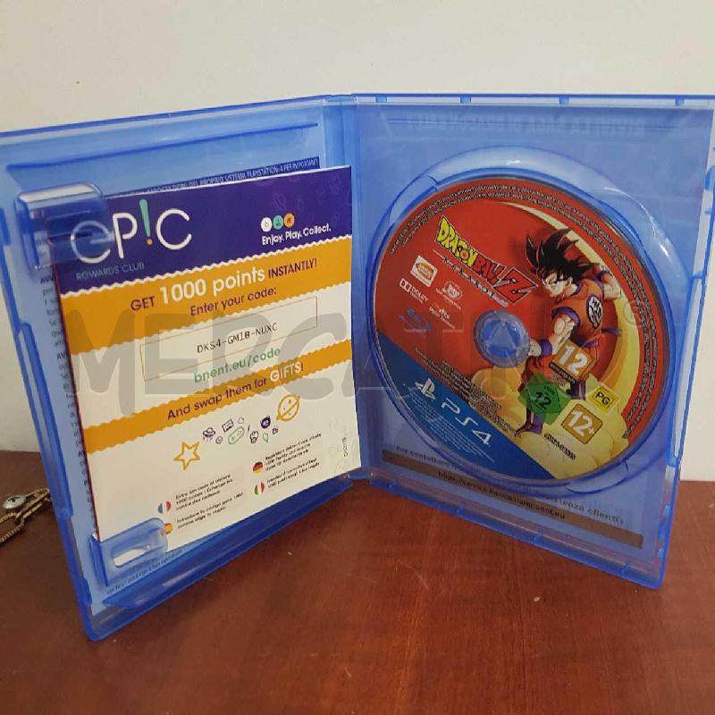 GIOCO PS4 DRAGONBALL Z | Mercatino dell'Usato L'aquila - loc. vetoio 3