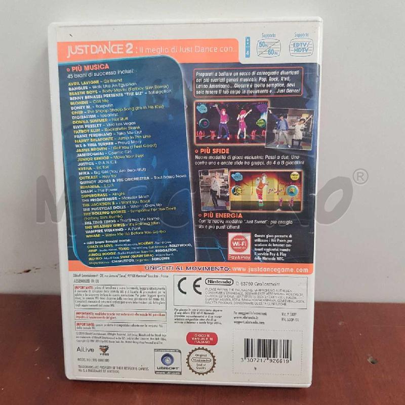 GIOCO WII JUST DANCE 2 | Mercatino dell'Usato L'aquila - loc. vetoio 2