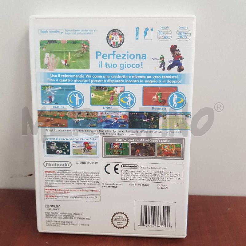 GIOCO WII MARIO POWER TENNIS | Mercatino dell'Usato L'aquila - loc. vetoio 2