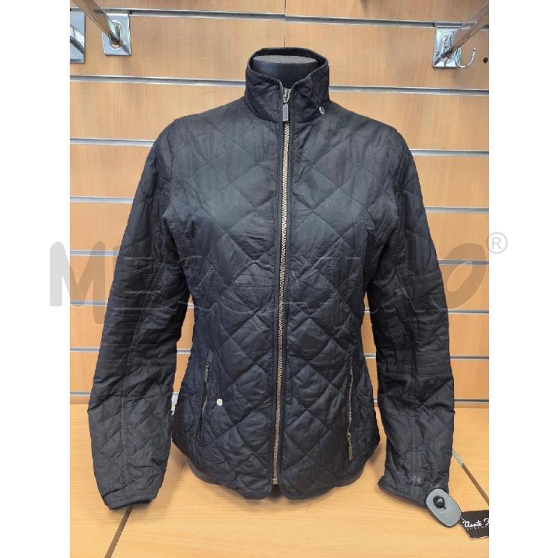 GIUBBINO DONNA  BARBOUR NERO TRAP PRIMAVERILE   | Mercatino dell'Usato L'aquila - loc. vetoio 1