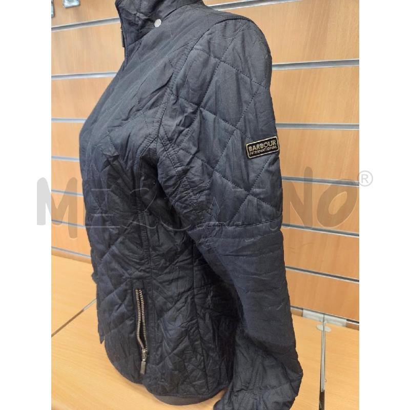 GIUBBINO DONNA  BARBOUR NERO TRAP PRIMAVERILE   | Mercatino dell'Usato L'aquila - loc. vetoio 2