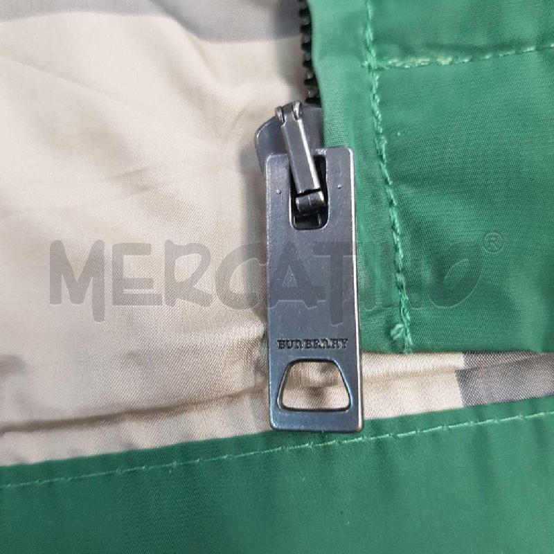 GIUBBINO UOMO BURBERRY VERDE  LEGGERO   | Mercatino dell'Usato L'aquila - loc. vetoio 5