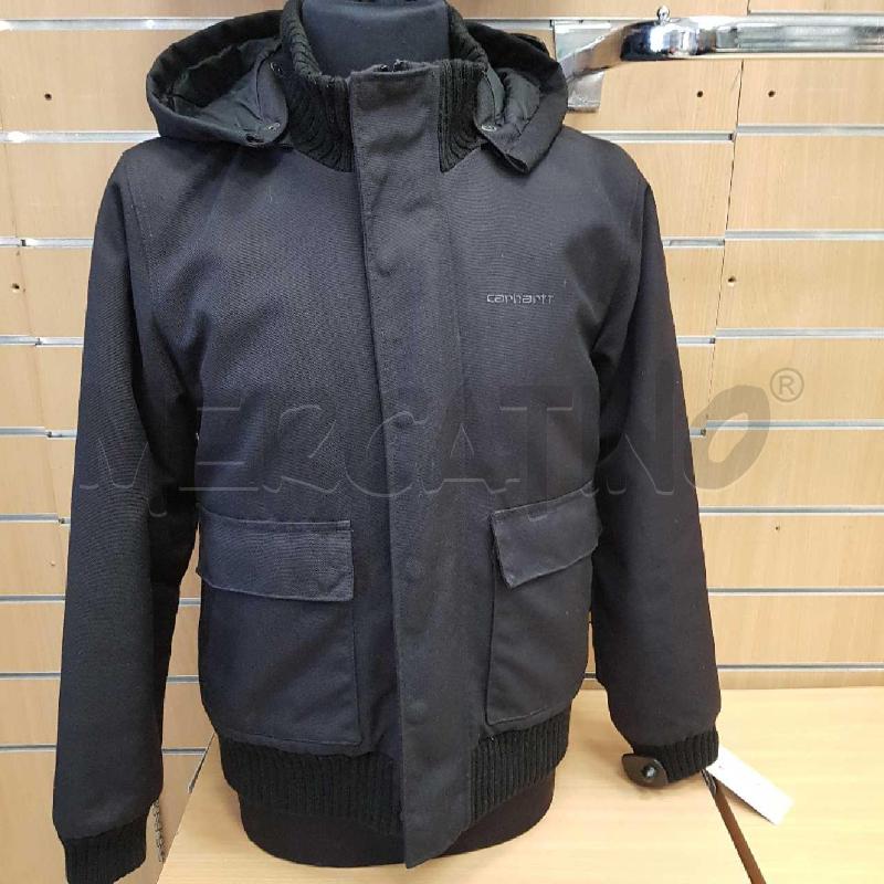 GIUBBINO UOMO NERO CARHARTT CAPPUCCIO  | Mercatino dell'Usato L'aquila - loc. vetoio 1