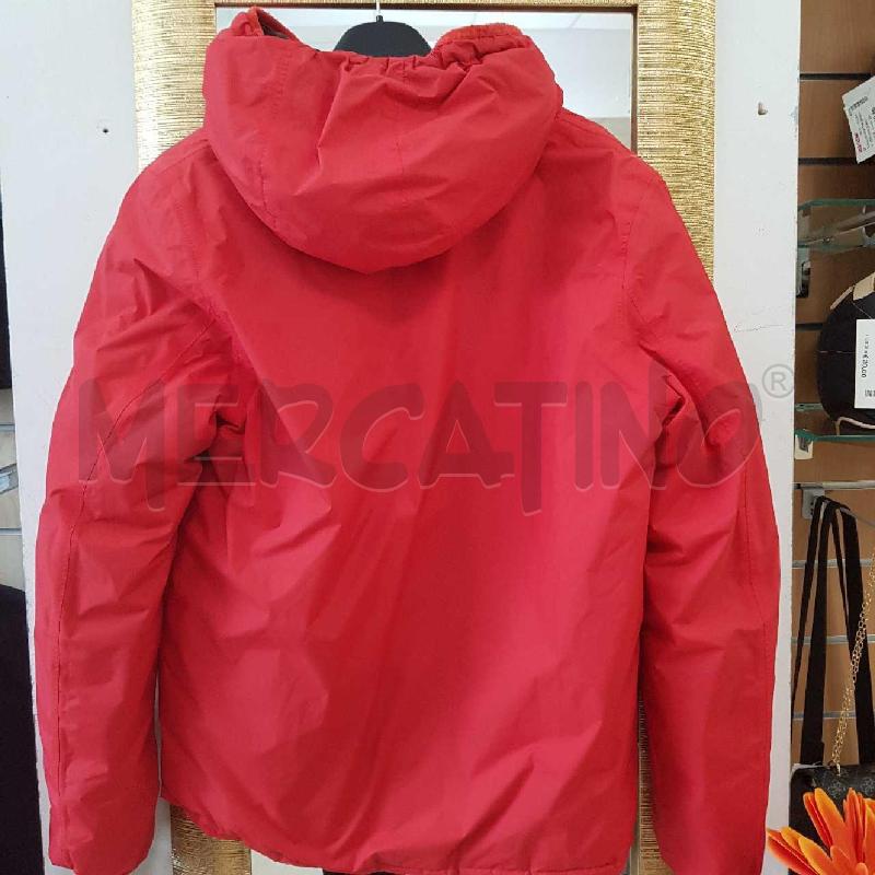 GIUBBINO UOMO  K WAYY ROSSO   IMBOTTITO   | Mercatino dell'Usato L'aquila - loc. vetoio 2