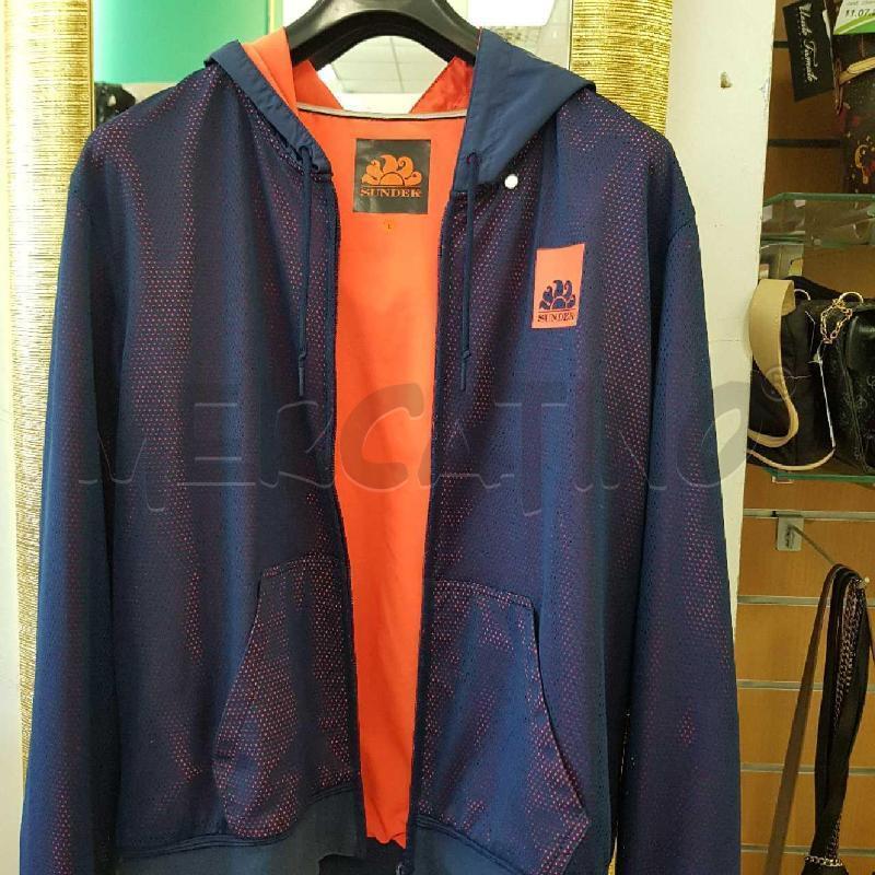 GIUBBINO  SUNDEK BLU E ARANCIO  | Mercatino dell'Usato L'aquila - loc. vetoio 2