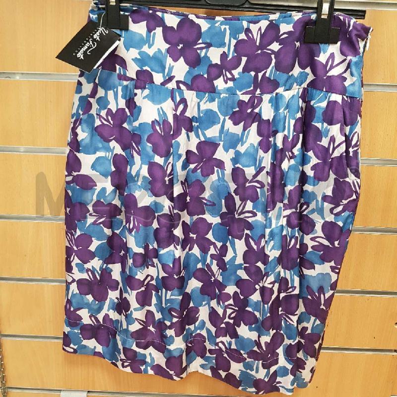 GONNA MAXMARA  PETALI VIOLA E BLU  | Mercatino dell'Usato L'aquila - loc. vetoio 1