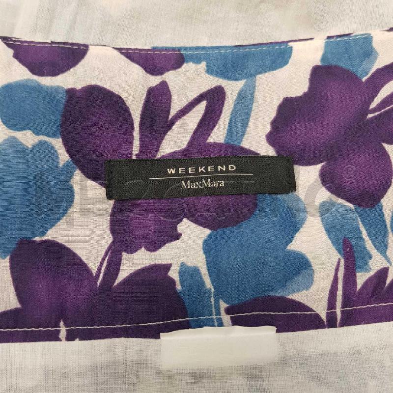 GONNA MAXMARA  PETALI VIOLA E BLU  | Mercatino dell'Usato L'aquila - loc. vetoio 2