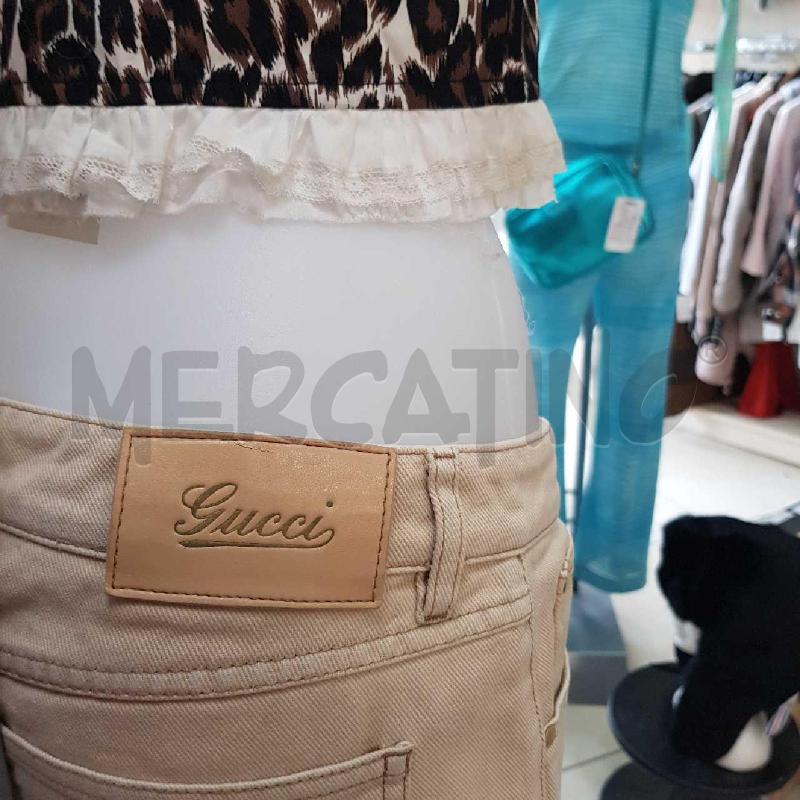 JEANS DONNA GUCCI   BEIGE   | Mercatino dell'Usato L'aquila - loc. vetoio 4