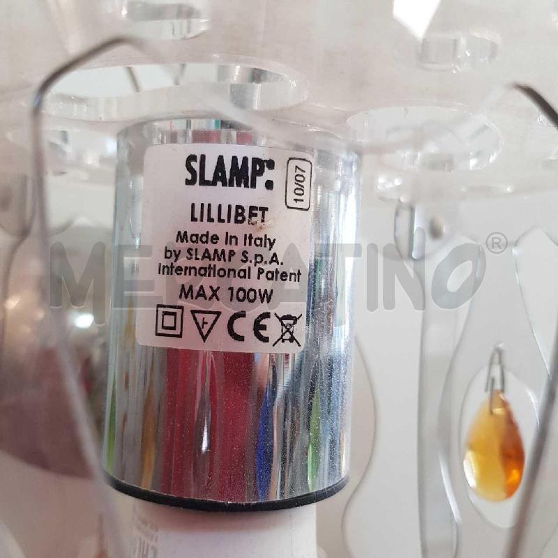 LAMPADARIO SLAMP GOCCE COLORATE | Mercatino dell'Usato L'aquila - loc. vetoio 3