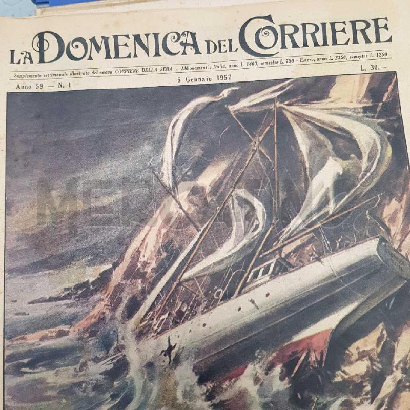 LA DOMENICA DEL CORRIERE ANNO 1957 | Mercatino dell'Usato L'aquila - loc. vetoio 2