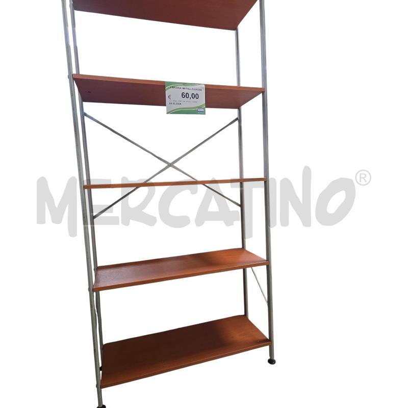 LIBRERIA METALLO/LEGNO | Mercatino dell'Usato L'aquila - loc. vetoio 1