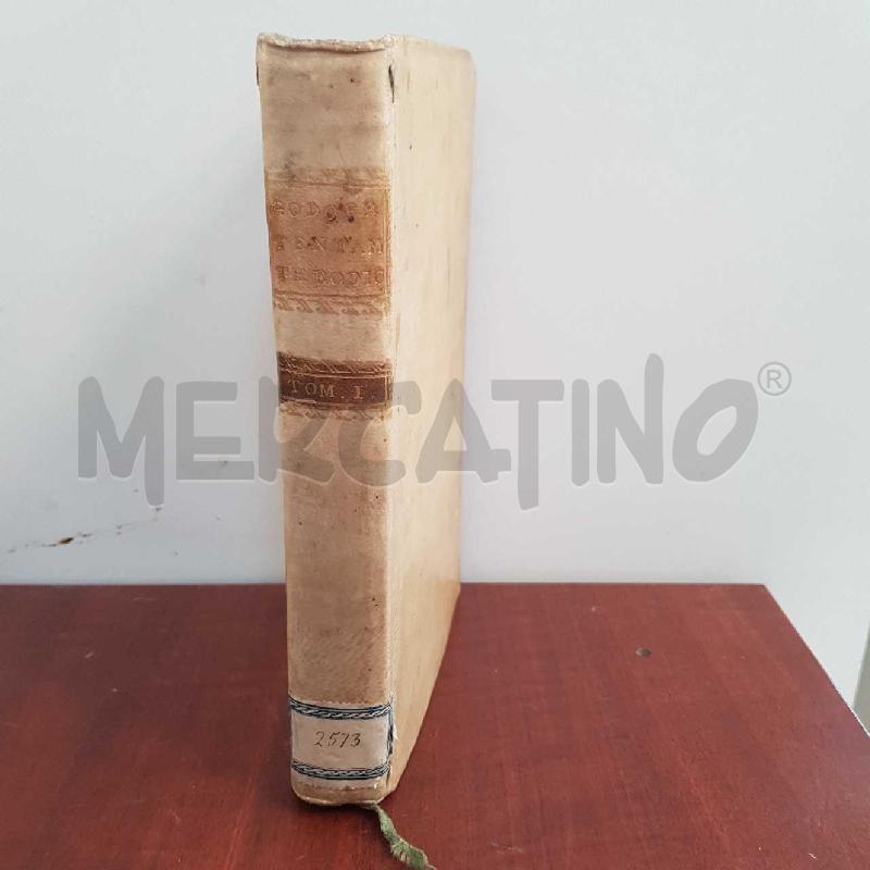 LIBRO THEODICAEAE 1771 | Mercatino dell'Usato L'aquila - loc. vetoio 1