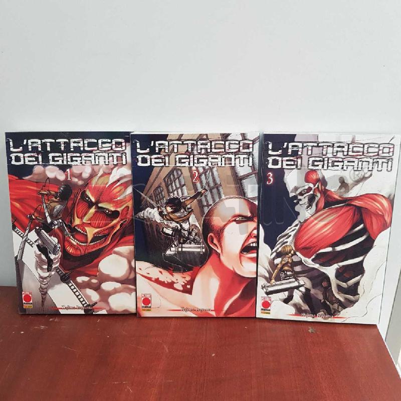 MANGA L'ATTACCO DEI GIGANTI 5 VOL. | Mercatino dell'Usato L'aquila - loc. vetoio 3