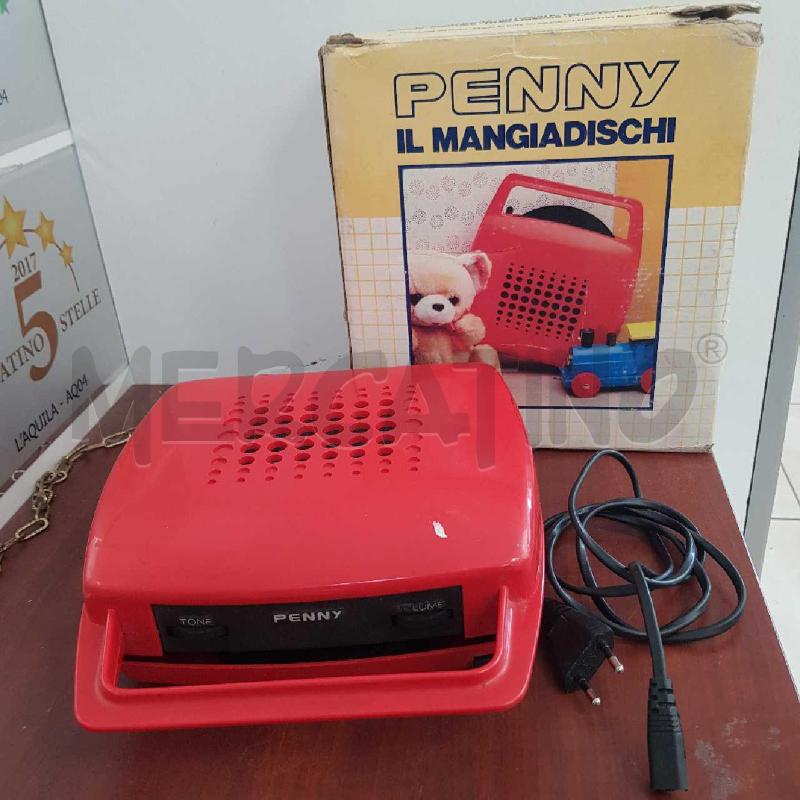 MANGIADISCHI PENNY ROSSO+SCATOLA | Mercatino dell'Usato L'aquila - loc. vetoio 1