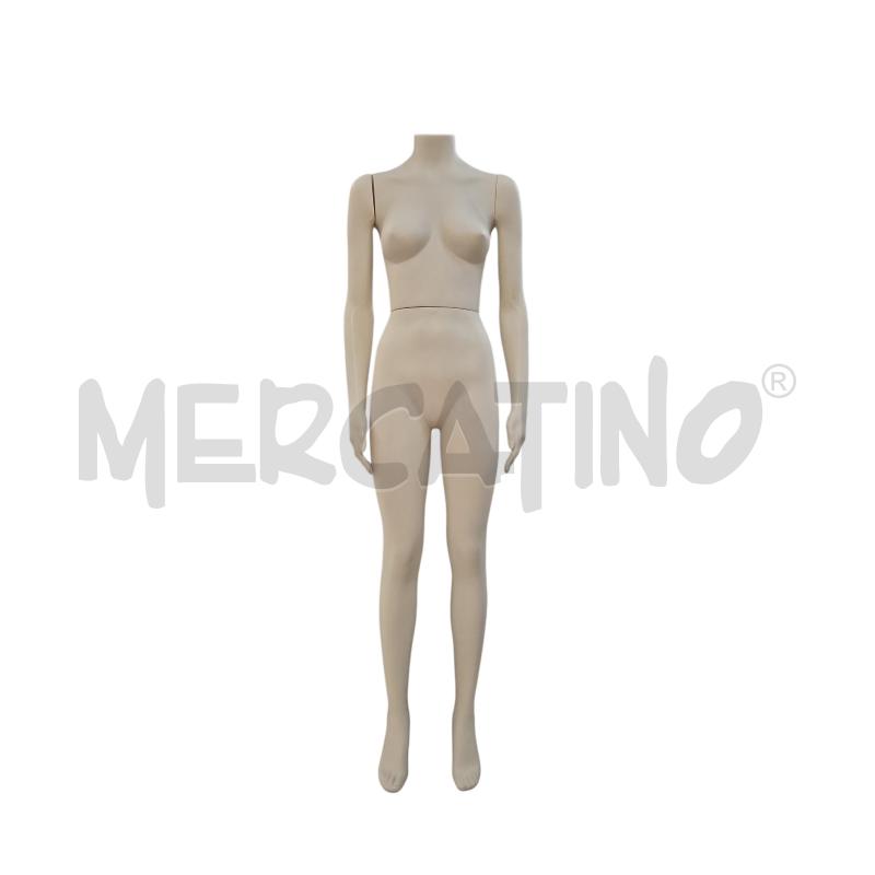 MANICHINO BIANCO INTERO DONNA CON FERMO GAMBA | Mercatino dell'Usato L'aquila - loc. vetoio 1