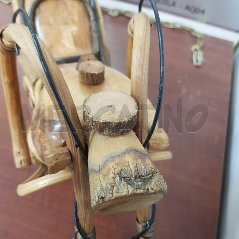 MODELLINO MOTO LEGNO | Mercatino dell'Usato L'aquila - loc. vetoio 5