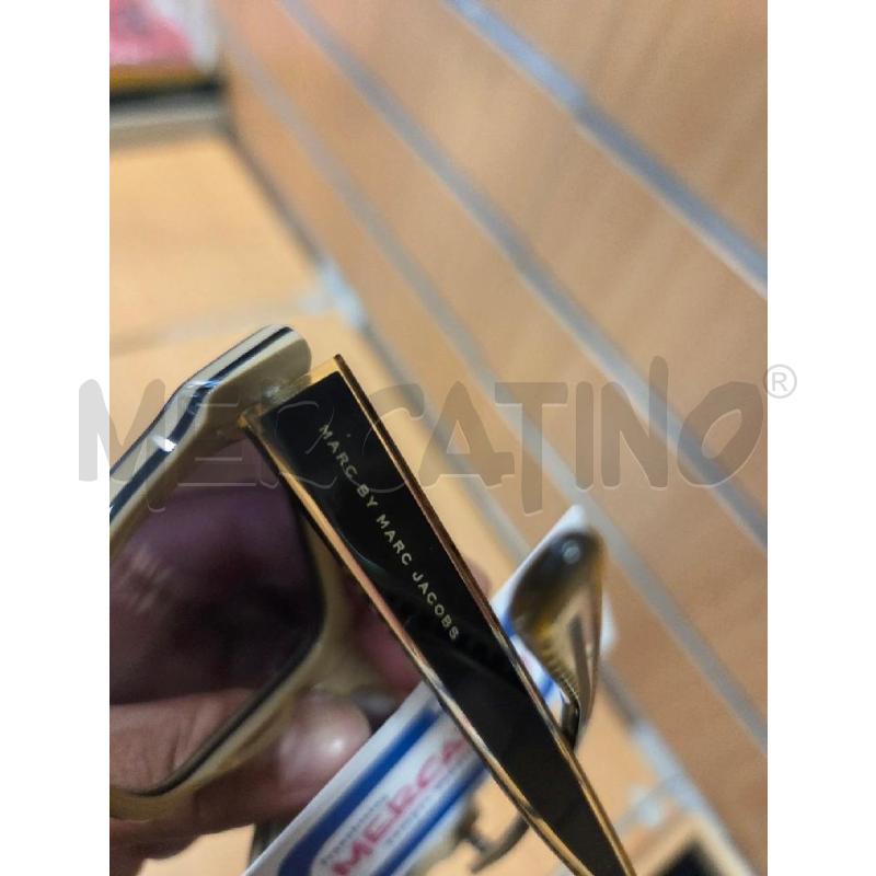 OCCHIALI DA SOLE MARC JACOBS NERI E INTERNO PANNA | Mercatino dell'Usato L'aquila - loc. vetoio 2