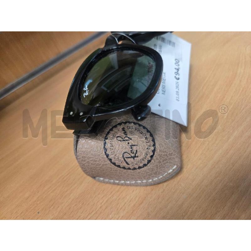 OCCHIALI DONNA RAYBAN NERI MEGA  | Mercatino dell'Usato L'aquila - loc. vetoio 2